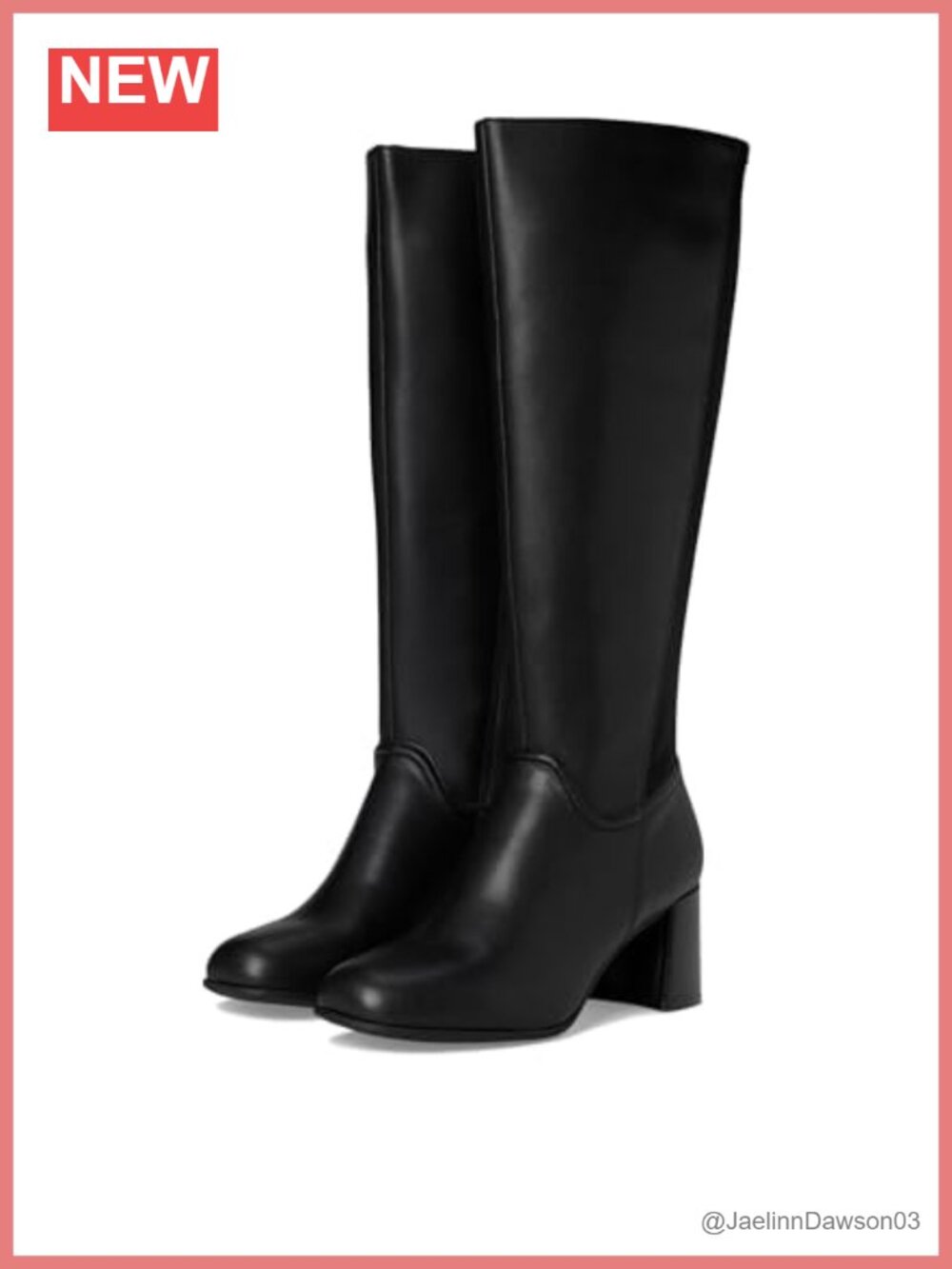 Clarks Keirsta Cove Leather Mid-Calf Boots Closed Toe Zip Casual
